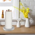 thumbnail image 3 of nu steel Wooden Kitchen Paper Towel Holder White Base, 3 of 4