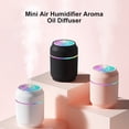 thumbnail image 4 of Injueey Humidificador de aire de 200ml, difusor ultrasónico de aceites esenciales con USB, humidificador de luz romántico, Mini purificador de Accesorios para electrodomésticos Blanco NO1 Injueey HA008446-01B, 4 of 6