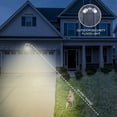 thumbnail image 3 of Ciata Flood Lights Outdoor, 20-Watt LED Bullet Head Security Flood Lights, Dual Head, RoHS and FCC Complaint, IP65 Rated, 1900 Lumens, 2KV Surge Protection, Die-Cast Aluminum in White Finish – 4000K, 3 of 6