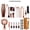 Rose gold, variant on CNV Ultimate 23-Piece Professional Boston Cocktail Shaker Set with Wooden Stand, Complete Master Mixology Kit for Home Bar, High-Grade Stainless Steel Bartender Tools for Parties and Events