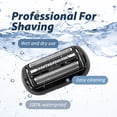 thumbnail image 4 of 53B Replacement Shaver Head, Fits Series 5 & Series 6 Electric Shavers, Compatible with Models 5672, 5018s, 5020s, 5049cs, 5050cs, 6020s, 6072cc, 6090cc, Black, 4 of 7