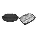 thumbnail image 3 of Oubit Boîte à Lunch en Acier Inoxydable, Boîte à Bento 4 Cellules Thermorécipients Bento Adulte Boîte Top-Notch Performance, 3 of 9
