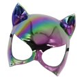 thumbnail image 1 of Máscara de gato, máscara de ojos, máscara de animal de Halloween para mascaradas, juego de rol, club nocturno Vistoso, 1 of 8