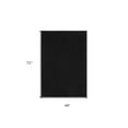 thumbnail image 2 of 4' X 6' Black Non Skid Indoor Outdoor Area Rug - 6' x 7', 2 of 5