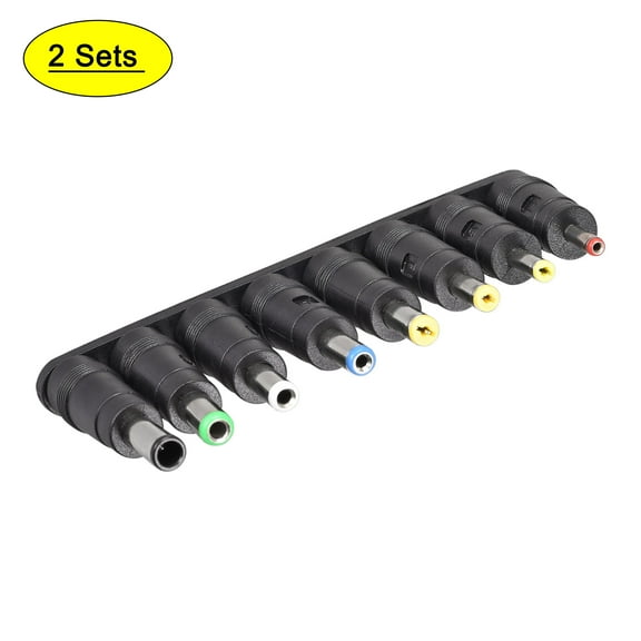 Uxcell 5.5x2.1mm Jack Converter Barrel Connector DC Power Adapter Kit, 2 Sets