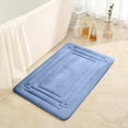thumbnail image 5 of Foam Mat, Washable Rugs for Kitchen, Non-Slip Bathroom Mats, Absorbent Floor Mats for Bathroom, Mats for Kitchen Floor, Kitchen Rugs Non-Slip Washable, Kitchen Mats Cushioned , UKHBMC | Blue, 5 of 9