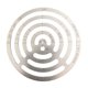 thumbnail image 1 of Regla de dibujo artesanal de cuero, 1 Uds., plantilla de , esquinas redondeadas, posicionamiento, orificio circular, fabricación de, 1 of 9