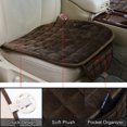 thumbnail image 3 of Unique Bargains Car Front Rear Seat Cover Breathable Plush Pad Mat Vehicle Chair Cushion Set Universal, 3 of 7