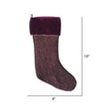 thumbnail image 2 of Vickerman Decorative 8" x 19" Baroque Collection Christmas Stocking, 2 of 2