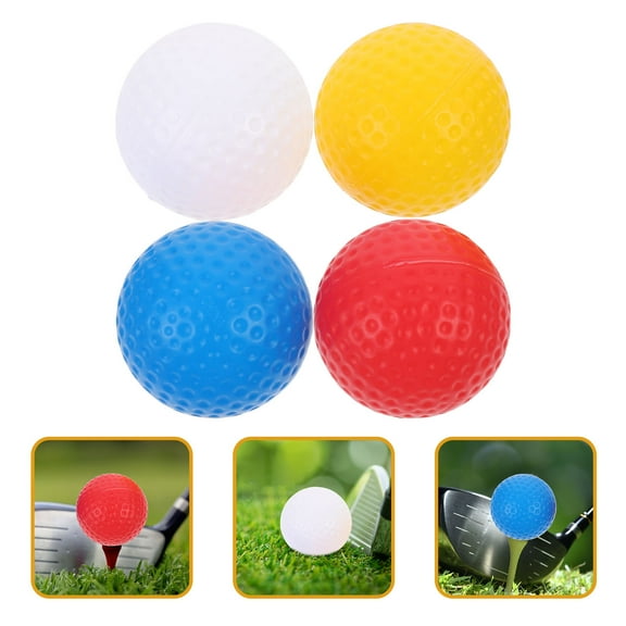 PBPBOX 16Pcs Professional Hollow Golf Balls Plastic Practice Balls for Golf Exercise