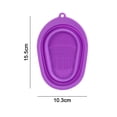 thumbnail image 2 of Limpiador cosmético con almohadilla de limpieza de cepillo de maquillaje de silicona plegable, pequeño y conveniente Ormromra  CPB-DE-LYY653-1, 2 of 5