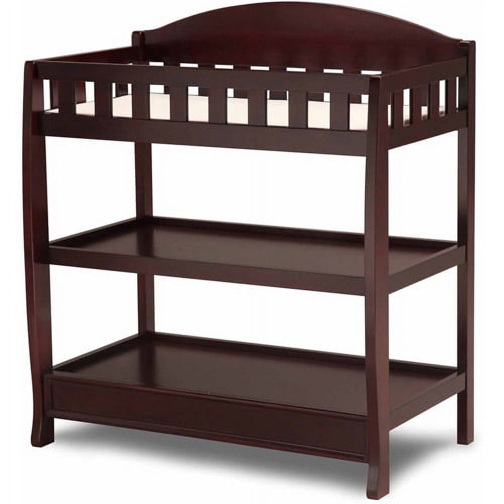 Delta Children Wilmington Changing Table with Pad, Espresso Cherry - image 3 of 5