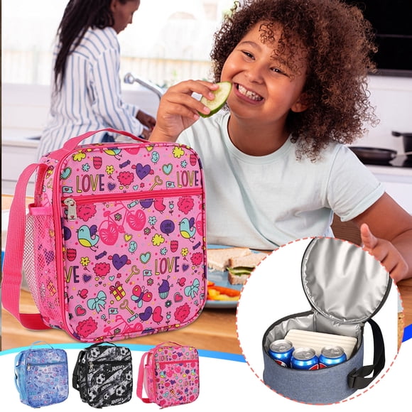 Bolsa térmica aislante con correa desmontable • 25x21,5x7,5cm • Portacajas térmicas Bento para oficina y exteriores