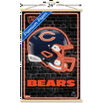 thumbnail image 3 of NFL Chicago Bears - Neon Helmet 23 Wall Poster with Magnetic Frame, 22.375" x 34", 3 of 5