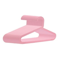 Unique Bargains Hangers Plastic Durable Space Saving Clothes Hangers 30 Packs Pink