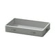 thumbnail image 2 of Caja de almacenamiento para camas de dormitorio | Organizador desmontable de gran capacidad bajo la cama | Tela gris no tejida con refuerzo de cartón | Tapa transparente | 23,62x17,32x7,87 pulgadas, 2 of 6