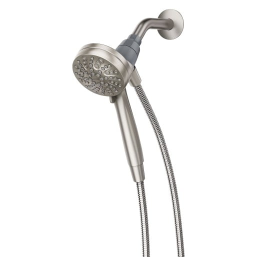 Regadera manual de 6 funciones con CONECTOR MAGNETICO 3.5' Moen MODELO 26100EPSRN Spot Resist