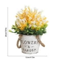 thumbnail image 2 of Anckoeil Artificial Flowers For Outdoors, Simulation Flower Bouquet Living Room Table Flower Arrangement Flower Decoration Vase Potted Plant, 2 of 6