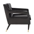 thumbnail image 4 of SAFAVIEH Mara Mid-Century Retro Tufted Accent Chair, Shale, 4 of 11