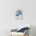 thumbnail image 5 of Abstract Flower Print Wall Art: Botanical Flower Bouquet in Crystal Vase Picture Picture on Wrapped Canvas for Dining Room (12" x 16" x 1 Panel), 5 of 6