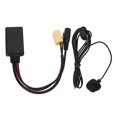 thumbnail image 3 of Adaptador de cable auxiliar para música, cable auxiliar para radio estéreo con Bluetooth 5.0 para automóvil, cable auxiliar para micrófono manos libres, confiabilidad excepcional, 3 of 9