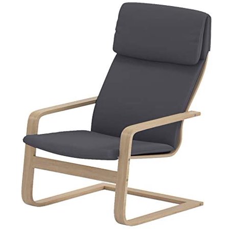 The Pello Chair Cotton Covers Replacement Is Custom Made For Ikea Pello Chair Cover Or Pello Armchair Slipcover Multi Color Options Darkest Gray Walmart Canada