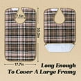 thumbnail image 2 of Wegreeco 3 Pack Adult Bibs with Plaid Waterproof Clothing Protector, 3 Count, 2 of 7