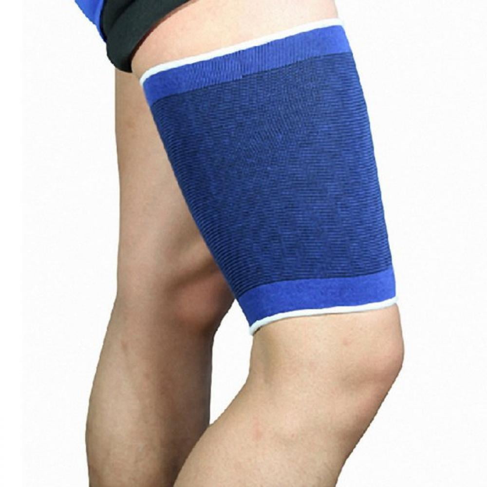 Thigh Compression Sleeve | 1 Pair, Hamstring Compression Sleeve for Quad & Groin Pain Relief & Recovery, Thigh Brace and Wrap, Perfect for Biking, Basketball and Football