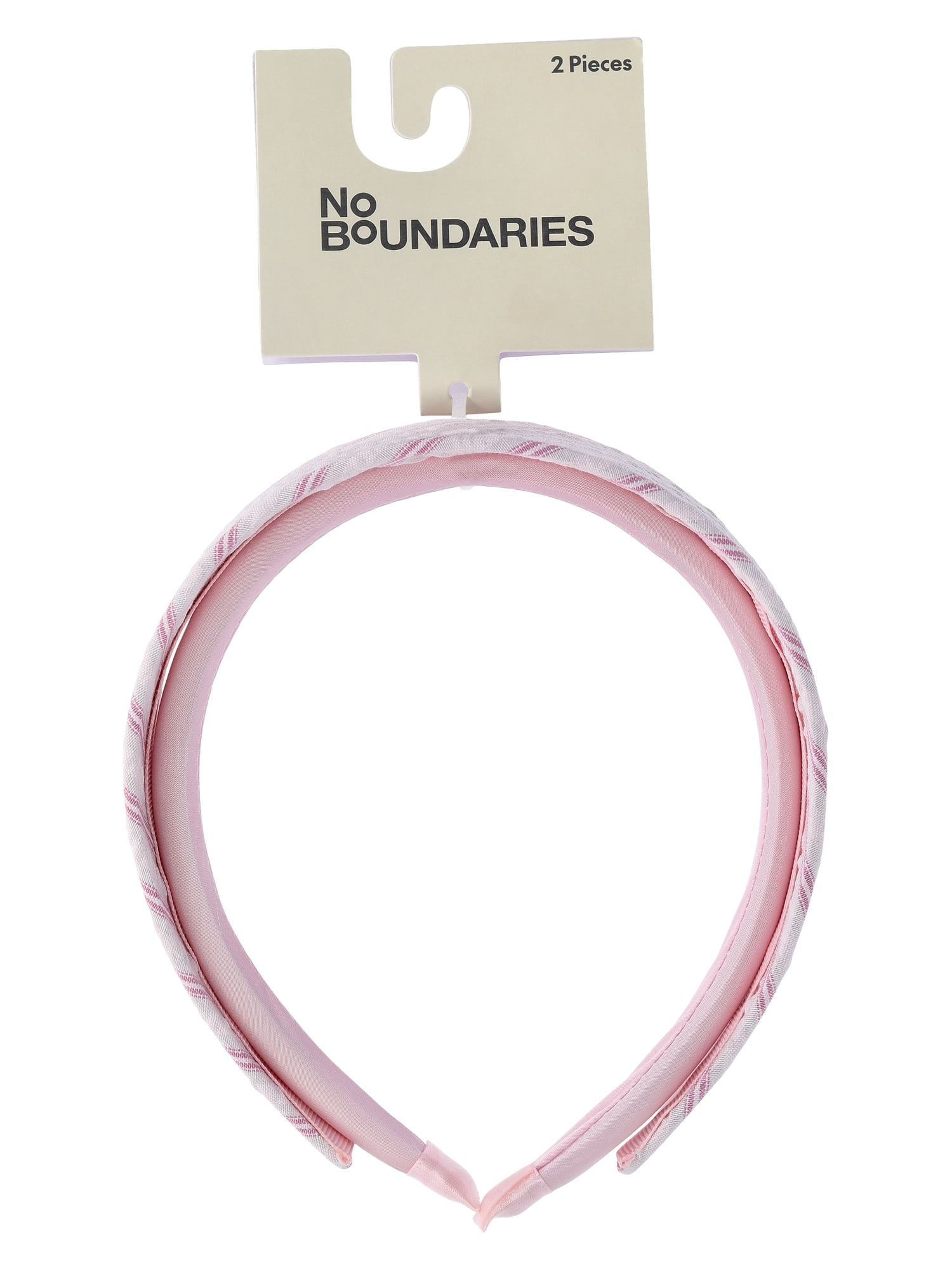 No Boundaries Printed Headband, 2-Pack, Pink