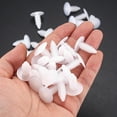 thumbnail image 3 of Ywchoshe Christmas Tree Fasteners, 210 Pcs, Plastic Nylon, 1" Rivets, Securing Vapor Barriers & Trim, White, 3 of 7