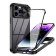 thumbnail image 3 of Elegant Choise for iPhone 14 Pro Case with Slide Camera Lens Full Coverage Hybrid Hard Phone Cover, Black, 3 of 12