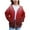 Wine, variant on BRGZLK Girls Hoodies Cute Full Zip Gradient Color Long Sleeve Sweatshirts Fall Winter Warm Fashion Casual Outwear for Kids Hot Pink 9-10 Years