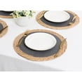 thumbnail image 6 of Unique Bargains Set of 4 Placemats for Dining Table Decor Table Mats Dark Gray 14x14in, 6 of 7