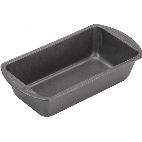 Good Cook 04025 4025 Loaf Pan, 8 x 4 Inch, Grey 5-Pack