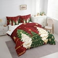 thumbnail image 3 of Manfei Chic Christmas Tree 7-Piece Twin Bedding Sets,Gold Sequin Print Bedding Comforter Set,Merry Xmas Sheet Sets For Girls Kids,Microfiber Bedroom Decor Reversible, 3 of 8