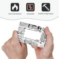 thumbnail image 4 of DouZhe 1-Gang Decorator/Rocker Wallplate, Black White Newspaper Collage Decorative Wall Plates, 4 of 7