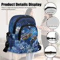 thumbnail image 5 of TSOVTHRID Small Crossbody Bags for Women Cell Phone Purse Wallet Trendy Cell Phone Shoulder Bag Handbags with Zipper Closure, Sea Turtle Hibiscus Flower Butterfly Print, 5 of 7