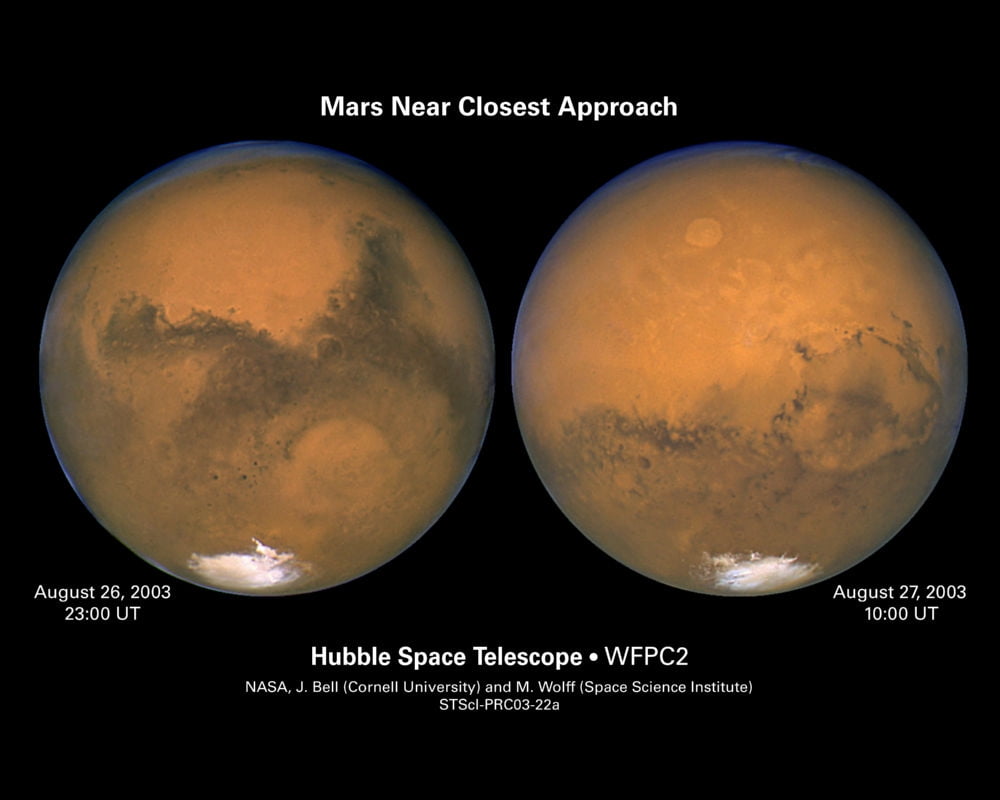 Mars Closest Encounter Mini Poster 11Inx17In 11x17 Poster Multi Color 