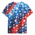 thumbnail image 5 of Gubotare 4th of July Tshirt for Kids Baby Boy 4th of July Short Sleeve Tee Shirt Fourth of July Summer Clothes 3T 4T (Blue,3-4 Years), 5 of 5