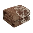 thumbnail image 2 of Lanco Legacy Floral Leaves 4-Piece Bedroom Bedding Comforter Set, Brown, Bed Size King, 2 of 4