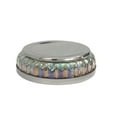 thumbnail image 6 of nu steel GLA330-3 Glacier Collection Dish Sink Bar Holder Soap Saver Hand Craft for Kitchen Bathroom Shower and Countertop, Rainbow Lustre Finish, 6 of 7