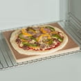 thumbnail image 3 of For Barbecue Pizza Rectangle Beige Suitable 15x12in Plate Cordierite, 3 of 9