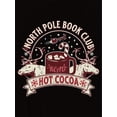 thumbnail image 2 of Camiseta gráfica del Club del Libro del Polo Norte - Camiseta informal de cuello redondo con diseño de chocolate caliente - Mezcla de algodón y elastano para un ajuste cómodo - Tejido de punto de elas, 2 of 6