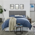 thumbnail image 4 of Modern Sleep Frazier Channel Tufted Upholstered Headboard, Gray and King, 4 of 11