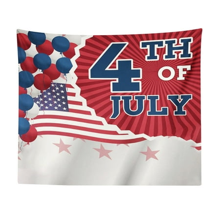 Image of American Flag Patriotic Photo Background Cloth Independence Day Party Decor
