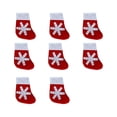 thumbnail image 1 of Panxico Tableware Kitchen Essentials Christmas Christmas Bag Spoon Bag Stockings Decor Fork 8PC Home Decor Red, 1 of 9