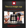 thumbnail image 3 of Taza de café con agitación magnética automática, taza mezcladora giratoria para viajes en casa, oficina, divertido vaso de café eléctrico de acero inoxidable automezclado(Blanco)(400 ml), 3 of 5