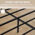 thumbnail image 5 of 4 EVER WINNER 51.2" Metal Full Size Bed Frame with Tall Headboard & Footboard, Strong Metal Slats Support and Noise-Free Design with Under Bed Storage/No Box Spring Needed/Rustic Brown, 5 of 7