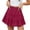 Hot Pink(Skirt), variant on Mini Skirt for Women Boho Eyelet Embroidered High Waisted Tiered Ruffle Skirt Wide Smocked Elastic Waist Lined Skater Skirt