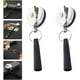thumbnail image 4 of Retractable Keychain Badge Retractable Key Ring Keychain (silver) (2pcs), 4 of 5